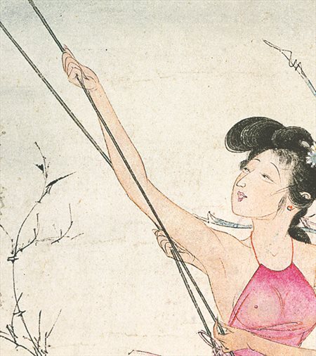 泗洪-胡也佛的仕女画和最知名的金瓶梅秘戏图